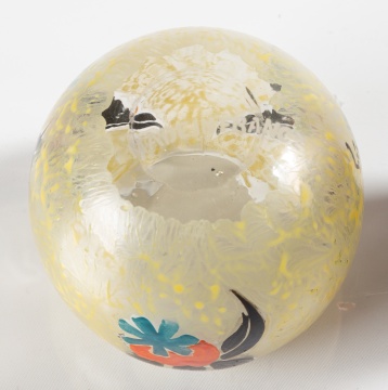 Three French Cameo and Enameled Glass Vases: de Vez, Muller Freres and Legras