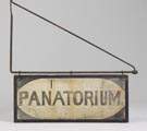 Panatorium Painted Wood Sign