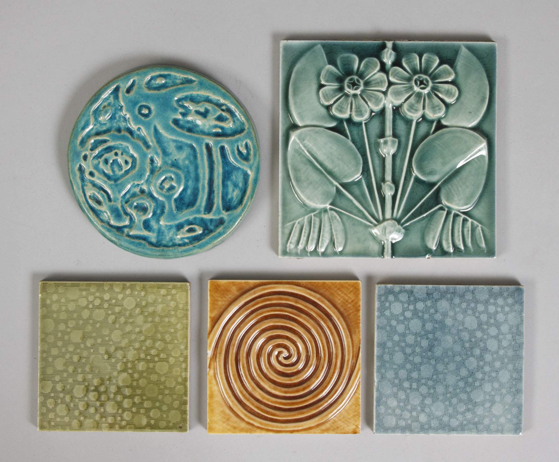 Group of Art Pottery Tiles Cottone Auctions