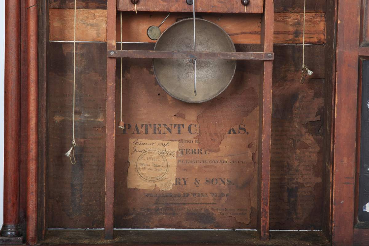 Eli Terry & Sons, Plymouth, CT, Pillar & Scroll