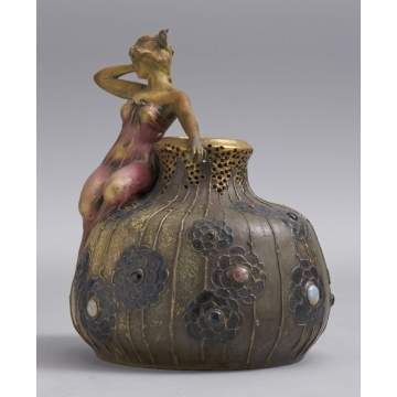Fine Amphora Gourd Shaped Vase