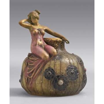 Fine Amphora Gourd Shaped Vase