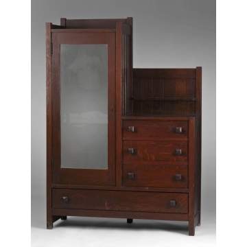 Rare & Early Gustav Stickley Side Cabinet