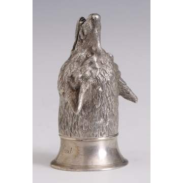 "The Royal Berkshire Hunt" English Silver, Fox Stirrup Cup