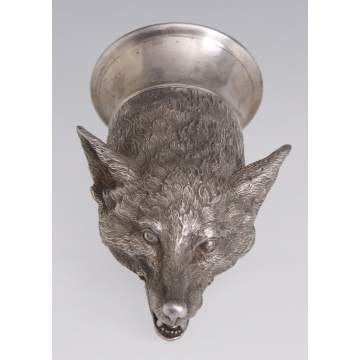 "The Royal Berkshire Hunt" English Silver, Fox Stirrup Cup