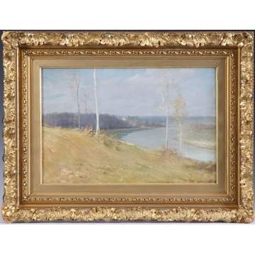 George Brandt Bridgman (American, 1865-1943) River landscape