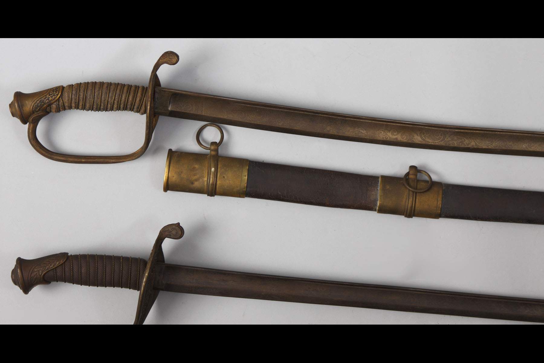 2 Model 1850 Field Officer's Swords