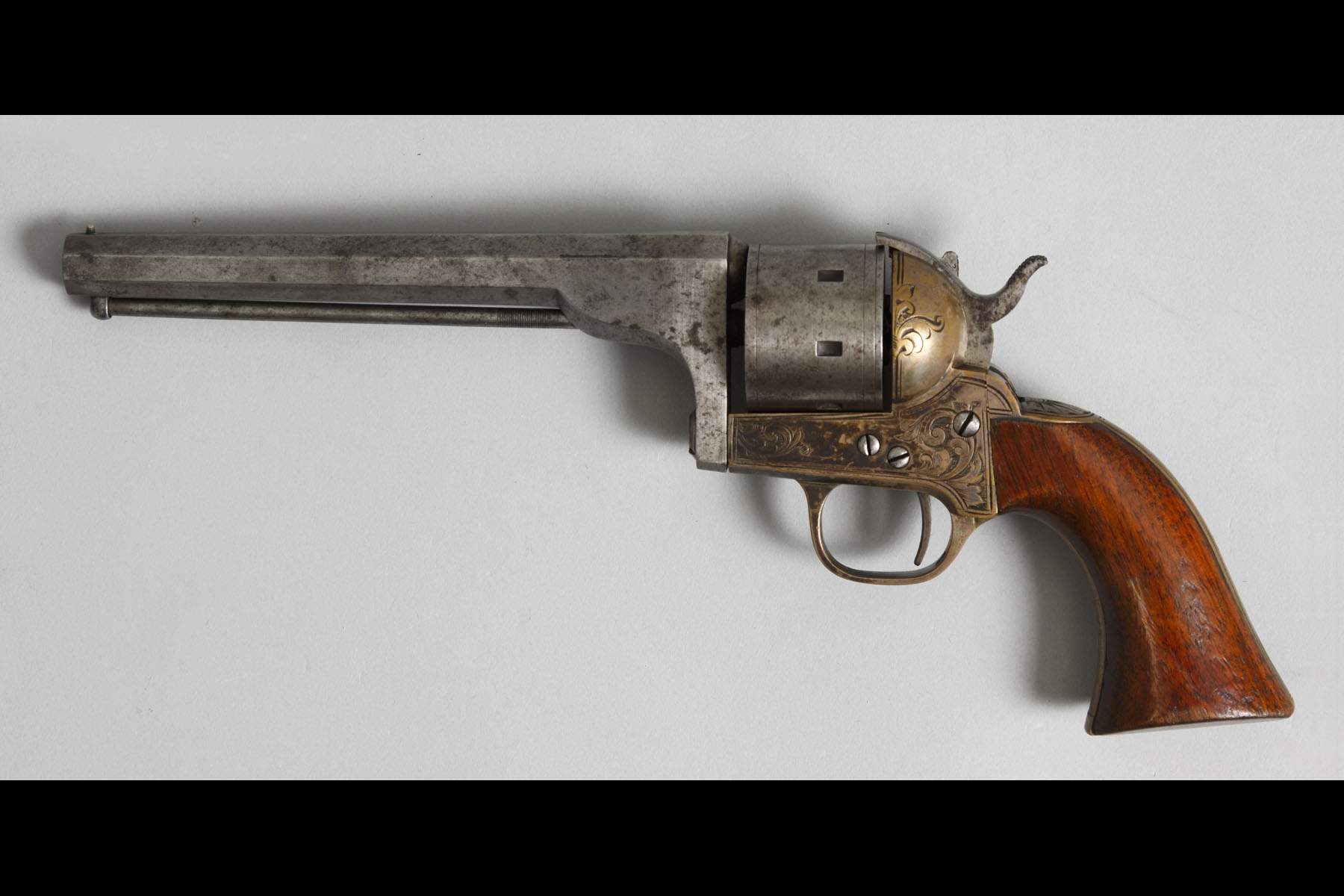 Morris Patent Firearms Co. Single Action Belt Revolver, Serial #6296