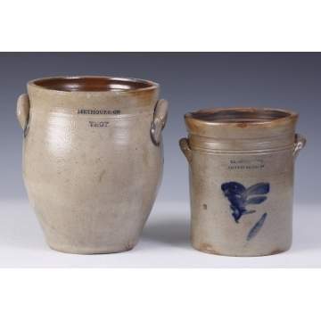 Troy, Ovoid Jar & Advertising Jar