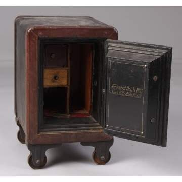 Victorian Cast Iron Safe	