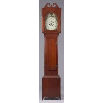 Inlaid Cherry Tall Case Clock