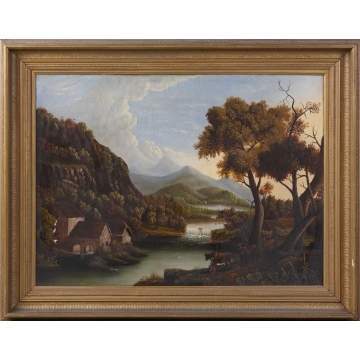 Hudson River School Landscape Painting
