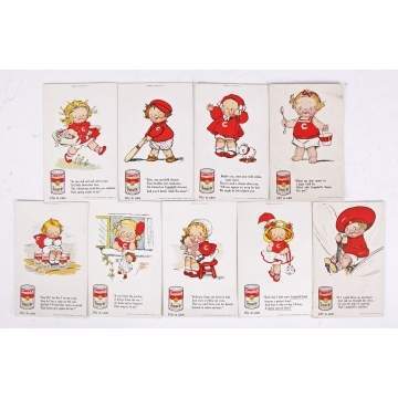 13 Campbell Kids Postcards