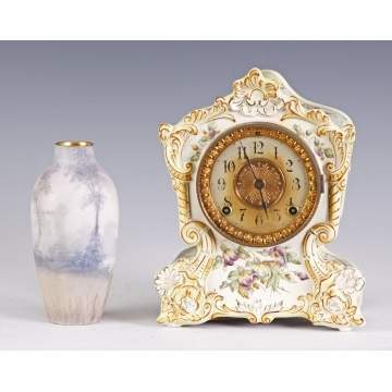 Pickard Vase & Tonquin Clock
