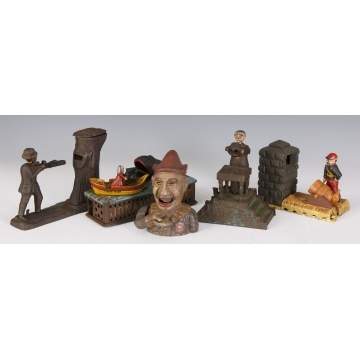 Group of 5 Reproduction Banks