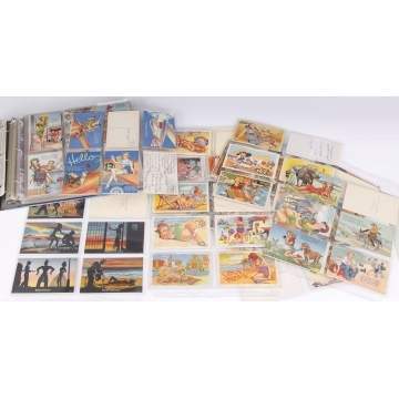 Group of C.T. Comics Postcards