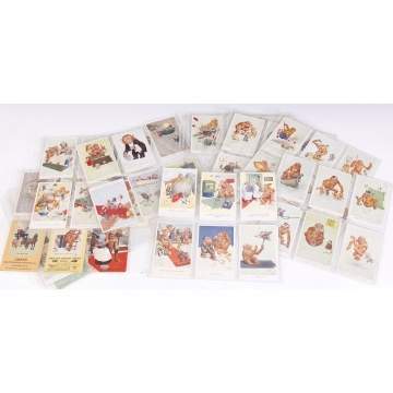 Group of Valentine's "Lawson Wood" Series Postcards. 