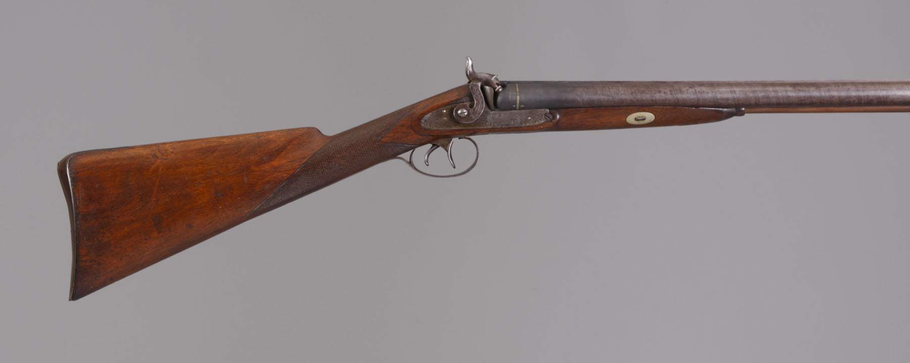 English Fowler Double Barrel Black Powder Cottone Auctions