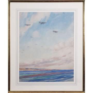 Charles H. Woodbury (American, 1864-1940) "World Flier"