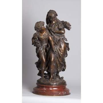 Hippolyte Francois Moreau (1832 - 1927) "The Gatherers" 