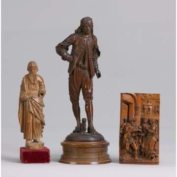 Group of 3 Carved Figures