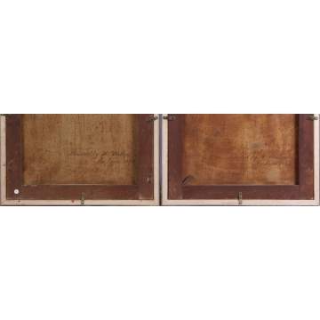 Henry Walton (American, 1804-1865) Two Portraits