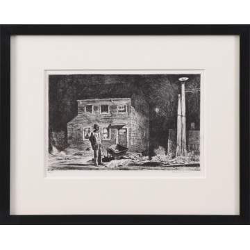 Reginald Marsh (1898 - 1954) Etching