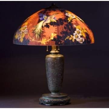 Sgn. Handel Oriental Phesant Lamp