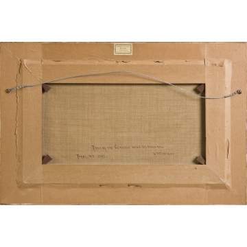 Lemuel Maynard Wiles (1826-1905) "Pass of the Genesee near St. Helena, Perry NY"