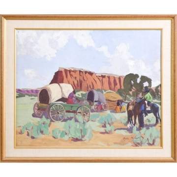 Rosa M. Curtis (1894 - 1960) "Navajo Country, 1932"