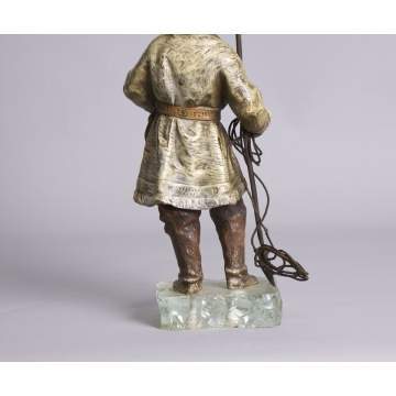 Franz Xaver Bergman (1861 - 1936) Inuit Bronze 