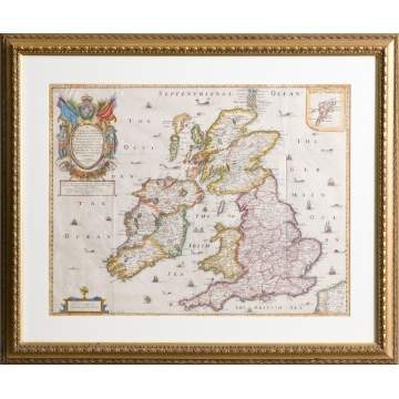 17th Cent. "Map of Isles of Great Britain" 