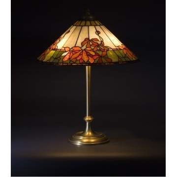 Wilkinson Leaded Glass Lamp "Virginia Creeper"