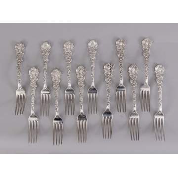 12 Gorham Versailles (1888) Dinner Forks