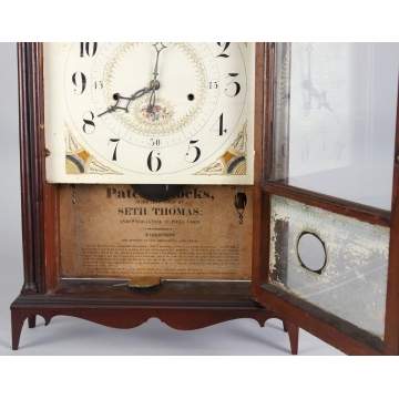 Seth Thomas Off Center Pillar & Scroll
