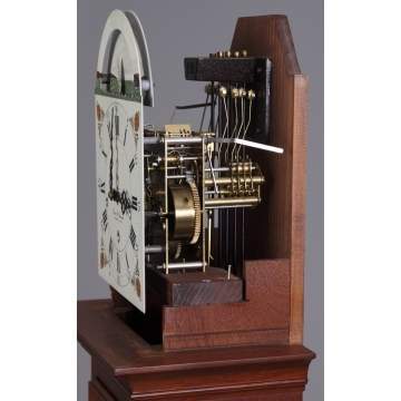Elmer Stennes Weymouth, Mass., Miniature Roxbury Tall Case