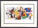 After Joan Miro (Spanish, 1893-1983) Abstract