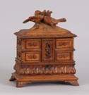 Black Forest Carved Jewelry Box