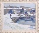 George A. Renouard (American, 1884-1954) N.E. Winter Harbor Scene