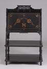 Victorian ebonized portfolio stand