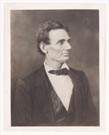 Platinum print of Abraham Lincoln made by George B. Ayres