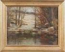 Charles P. Gruppe (1860 - 1940) Winter scene