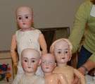 4 Bisque Dolls