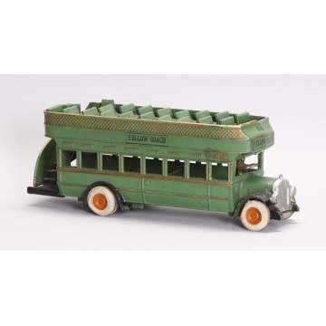 Arcade Yellow Coach Cast Iron Toy