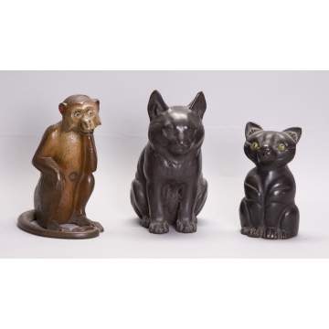 Group of Cast Iron Doorstops