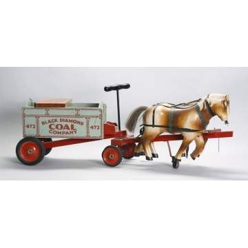 "Drive-Em" Horse & Wagon, Boston, Ma., Black Diamond Coal Co., #472