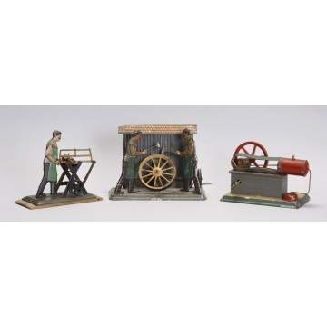 Tin Steam Engine Accessories