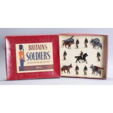 Britain's Royal Artillery Gun & Detachment Soldiers #9420