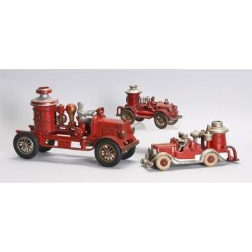Group of Cast Iron Pumpers