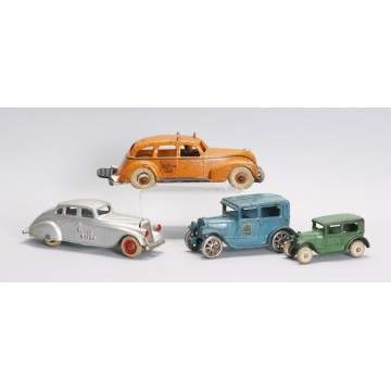 Group of Cast Iron Toy Vehicles